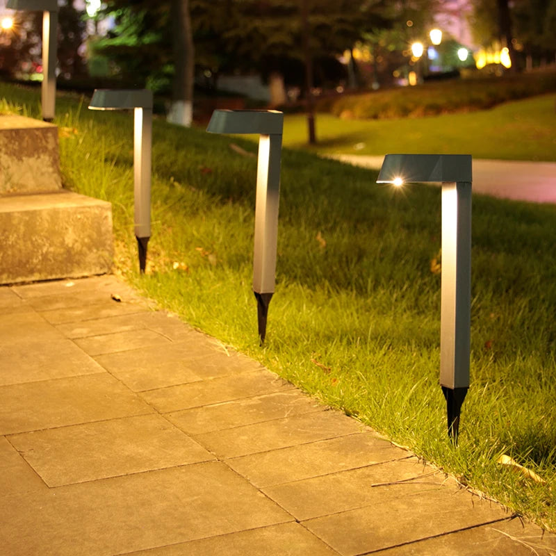 Solar LED Outdoor Lights Lawn Light Waterproof Solar Lawn Light Pathway Landscape Lamp Garden Decoration Home Yard Driveway Lawn