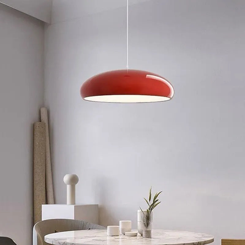 Nordic LED Pendant Light Macaron 35/45/60CM Round Hanging Luminaire Living Room Dining Room Caffee Home Lighting Decor Luminaire