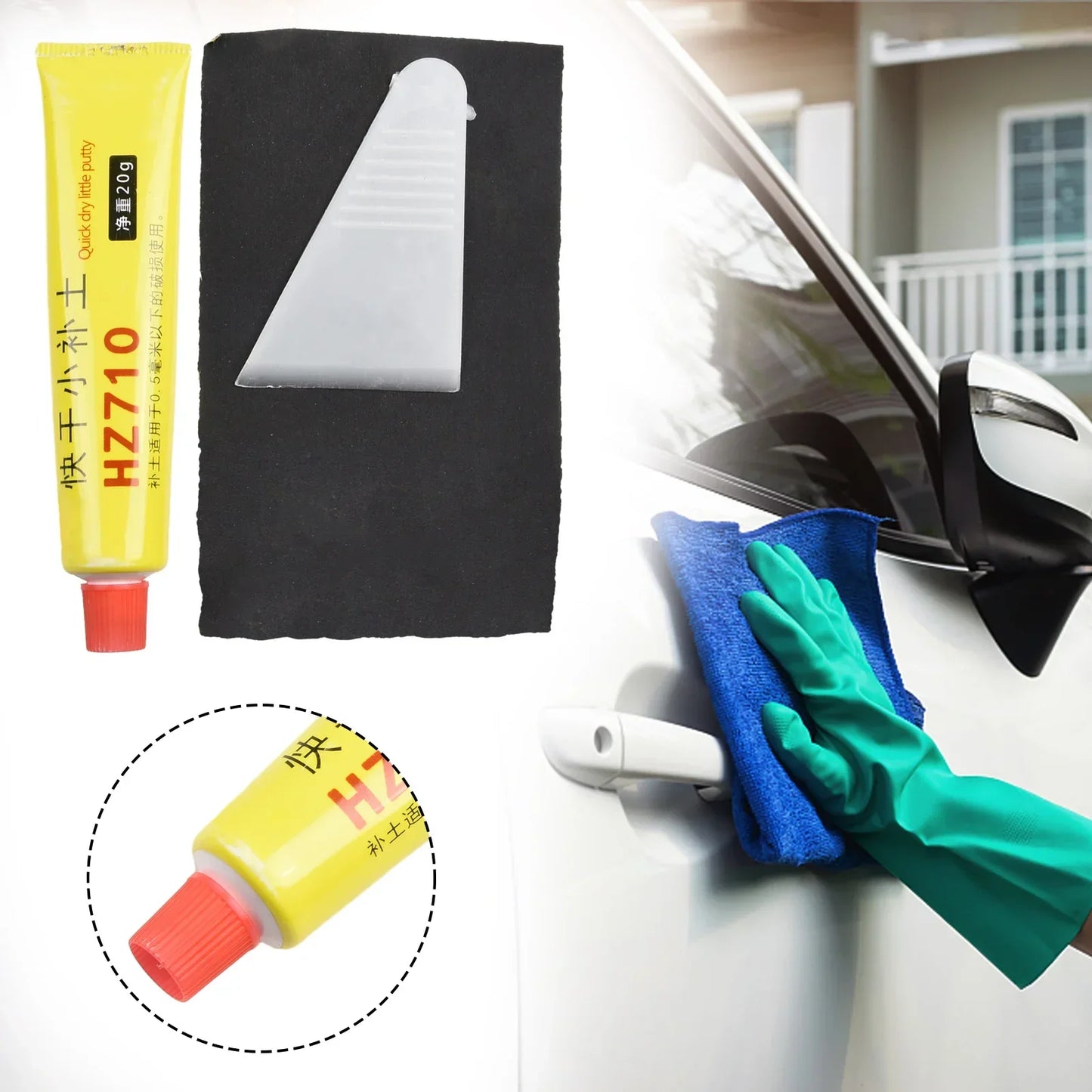 2023 Car Body Putty Scratch Filler Smooth Painting Pen Scratch Repair Tool Accessory Assistant Smooth Quick Drying Putty