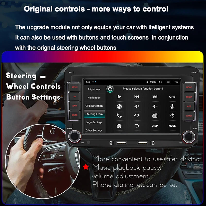 Android 13 Car Radio Carpaly For VW Volkswagen Golf 5 6 Touran Passat B6 Jetta MK5 Autoradio Multimedia Player Smart car systems
