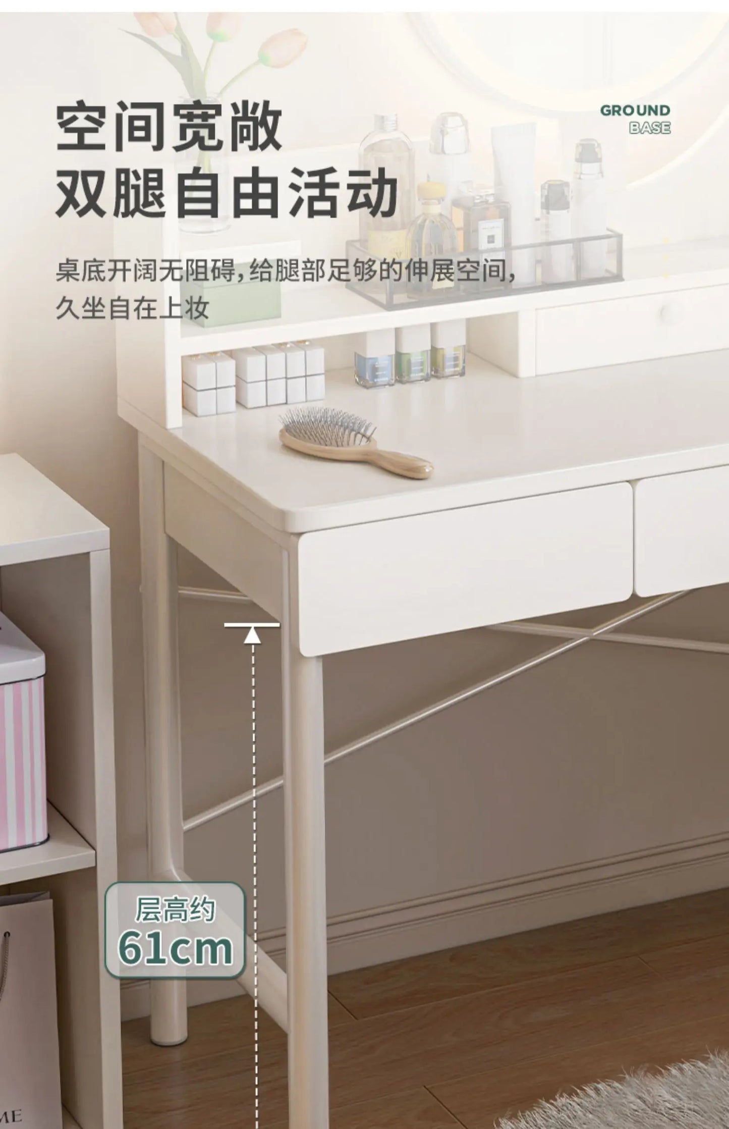 Storage Lacquer Dressing Table Container Items Cabinet Classic Dressing Table Girl Organizers Mdf Penteadeira Dressers Bedroom
