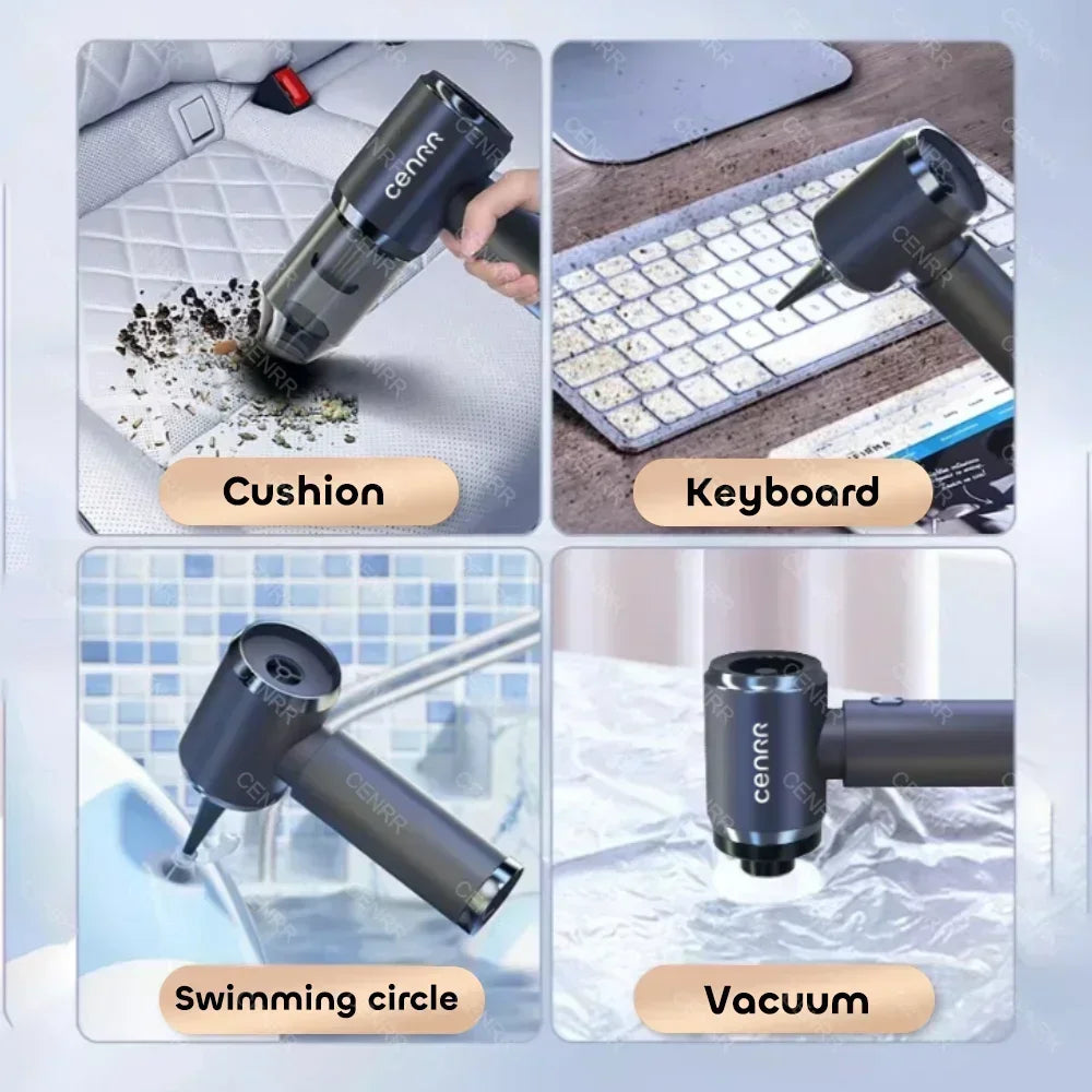 CENRR Car Vacuum Cleaner High Pressure 210000PA Wireless Vacuum Cleaner Cordless Vacuum Cleaner High Suction Cleaning Machine