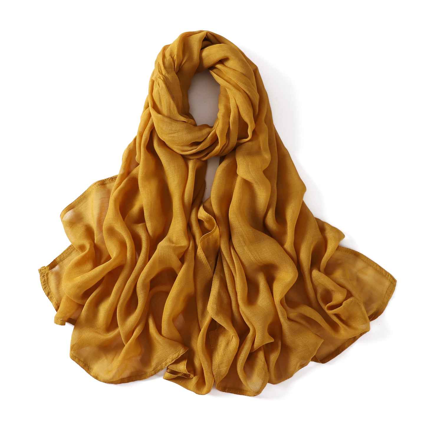 Cotton Rayon Hijabs Scarf Solid Headscarf Wraps Big Size Plain Long Shawls Muslim Women Hijab Islamic Turban Headbands Foulard