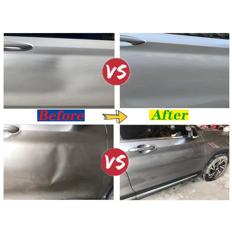 Auto Dent Repair Tools Kit Car Body Sheet Metal Paintless Bump Removal Reverse Hammer Kit Blue Tabs Set Pull Traceless Remover