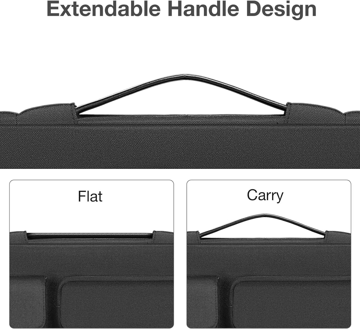 Protective Laptop Sleeve Handbag for Macbook Pro Air 13 13.3 14 15 15.6 16 inch Asus HP Dell Notebook Carrying Case Men Women