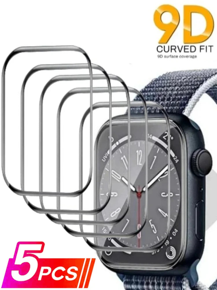 Ceramic Film for Apple Watch 9 8 7 6 SE 45MM 41MM 44MM 38 42 40MM Screen Protector IWatch series Ultra 49MM 10 42/46MM Not Glass