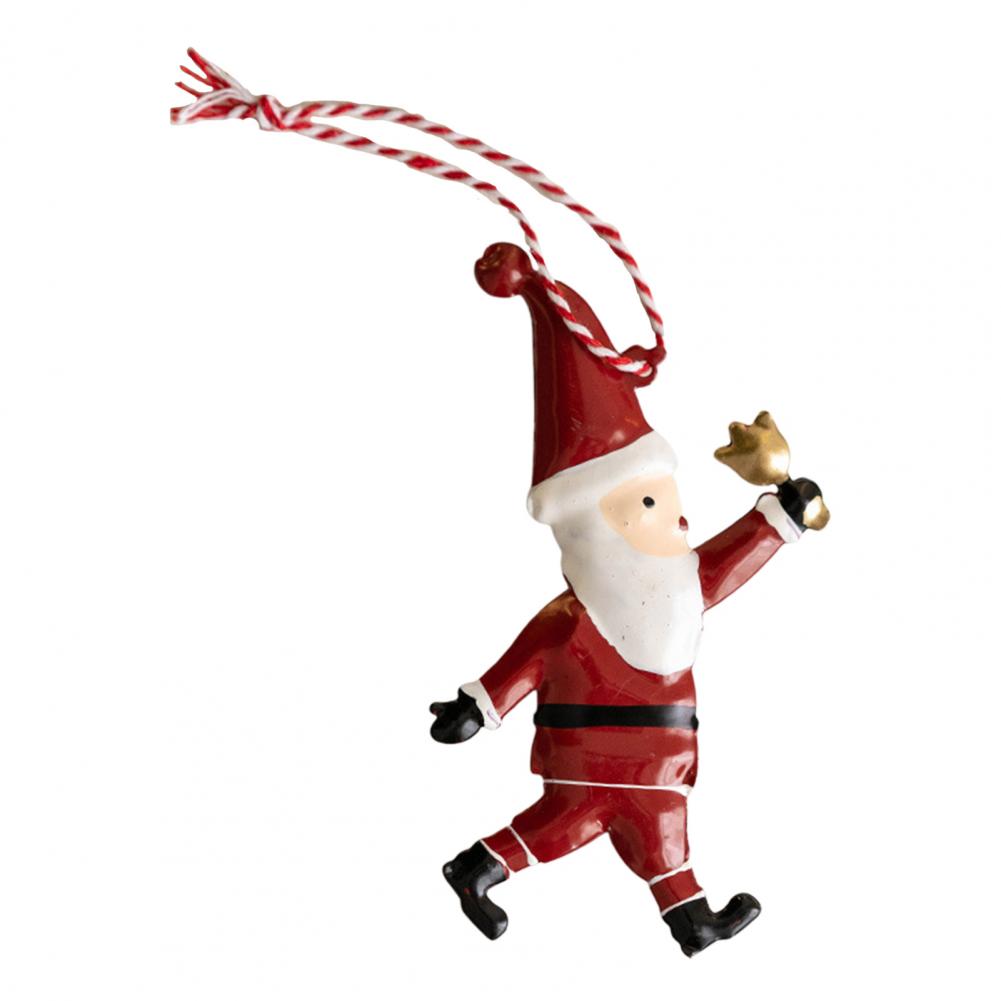 Christmas Pendant Exquisite Santa Claus Soldier Angel Shape Xmas Tree Hanging Ornaments for Festive Decoration