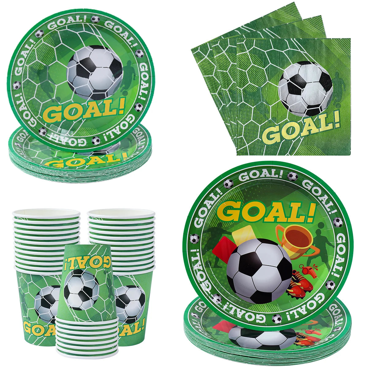 Football Theme Party Decoration for Boys Birthday Football Tableware Football Birthday Party Baby Shower Decor Soccer Supplies