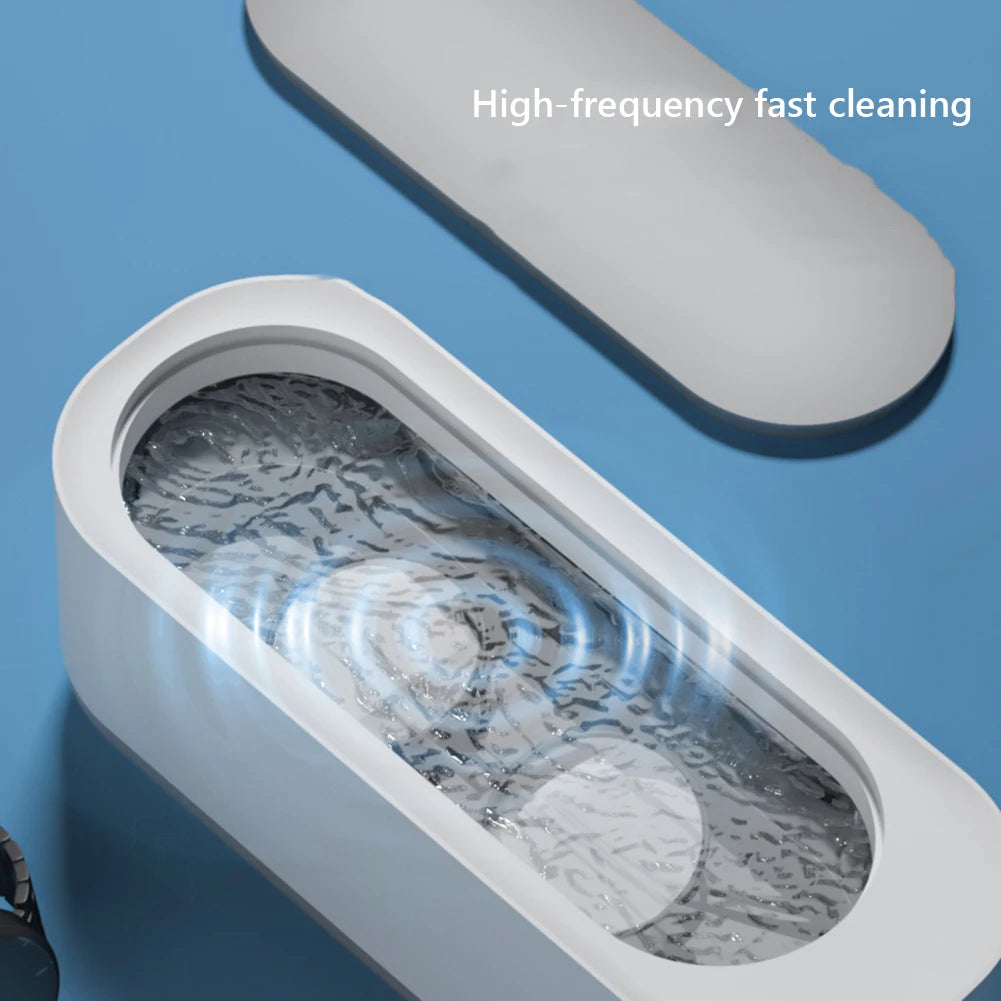 Plastic Vibration Wash Cleaner Multipurpose Ultrasonic Cleaner Washer Portable Electric Simple Operation for Everyday Objects