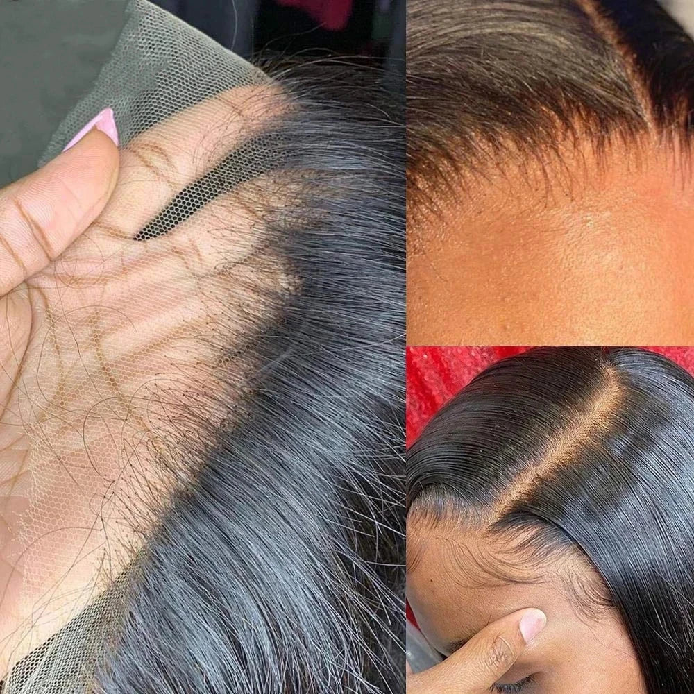 Bone Straight Lace Frontal Wig 28 30 32 Inch 100% Human Hair 13x4 Transparent Lace Front Wigs Brazilian Hair For Black Women