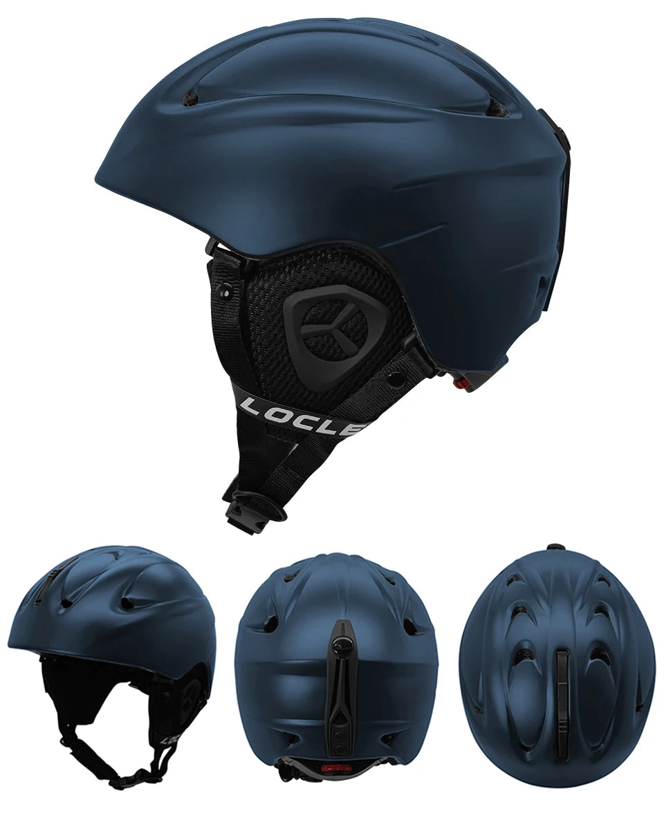LOCLE Ski Helmet Men Women Integrally-molded Children Kids Skiing Helmet Skateboard Ski Snowboard Motorcycle Snowmobile Helmet