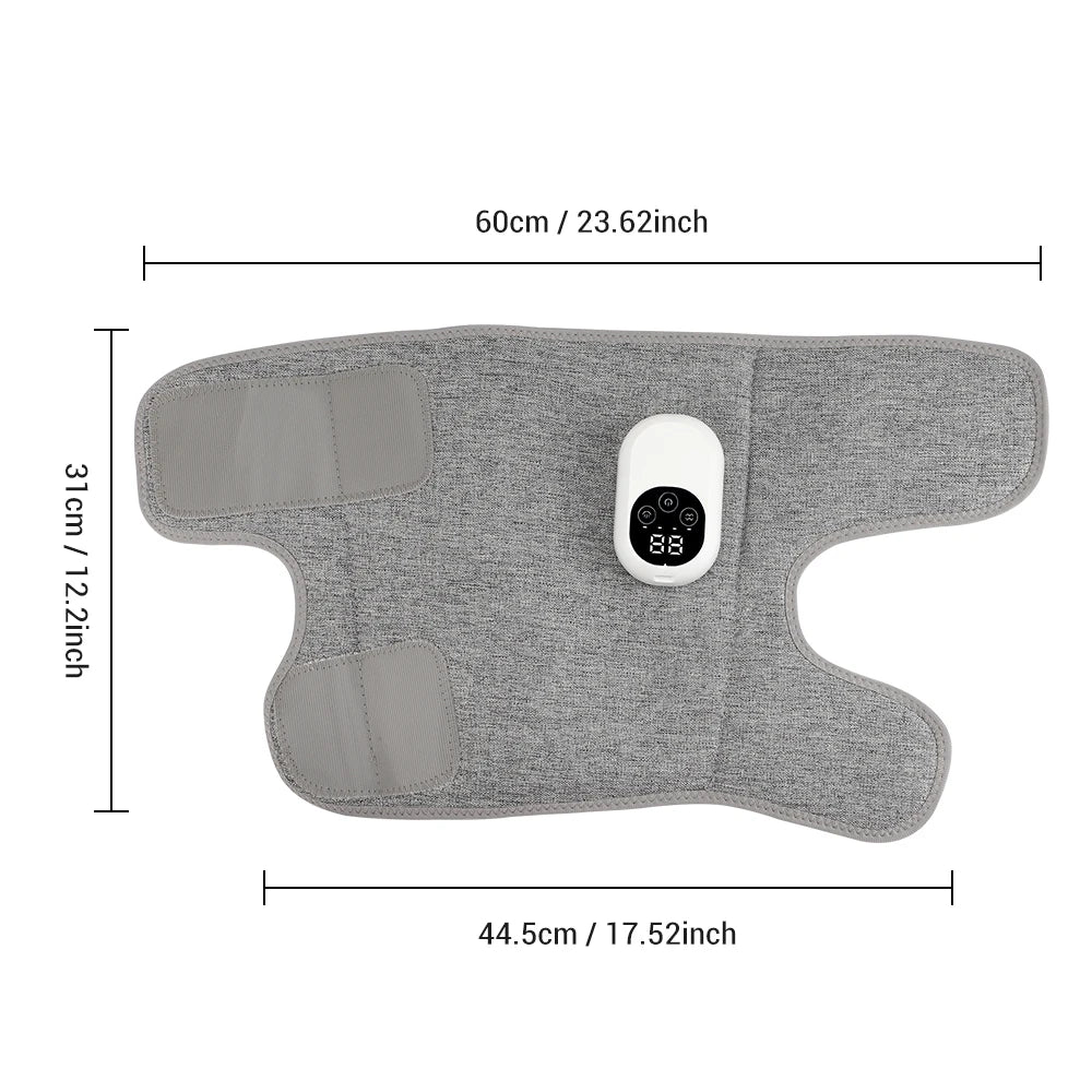 Electric Air Pressure Calf Massager Wireless Airbag Kneading Heating Foot Calf Muscle Massage Relaxation Blood Circulation