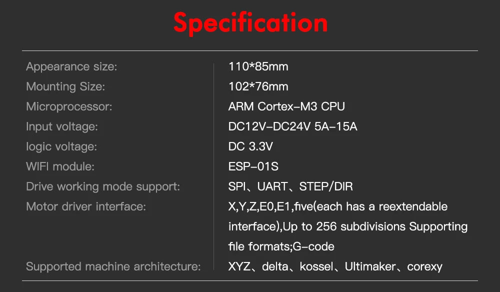 BIGTREETECH SKR V1.4 Turbo 32 Bit Motherboard PITFT50 Touch Screen TMC2209 TMC2208UART Driver For Voron V2.4 3D Printer