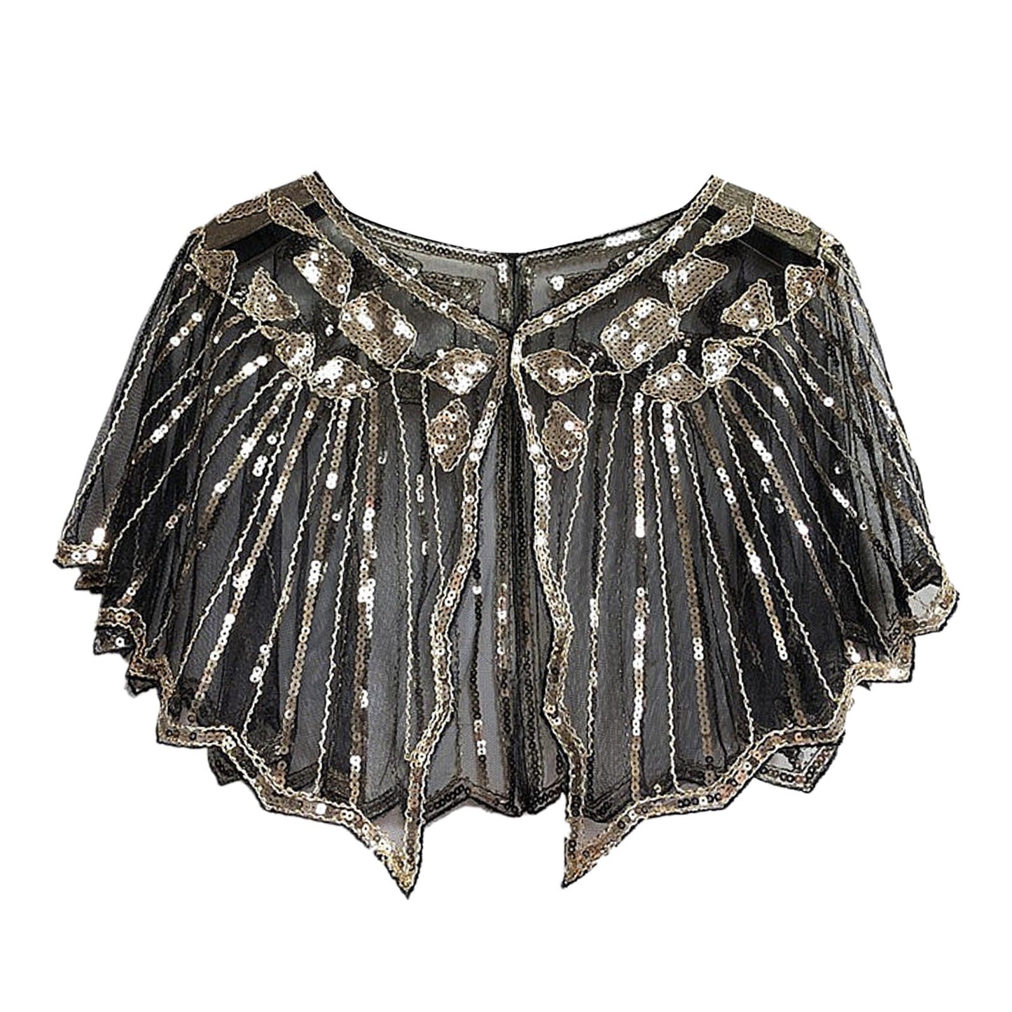 Sequins Coat Poncho Women Scarf Outfits Black Cape Ladies Scarves Party Outerwear Shawls Casaco Wraps Woman Clothes Robe Mujer