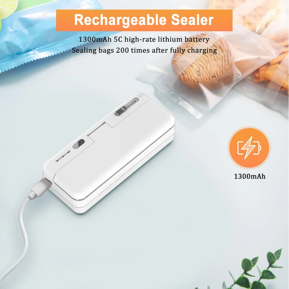 Sealing Heater Plastics Bag Sealing Machine Mini Portable Thermal Sealer For Food Handheld Plastic Bag Sealants
