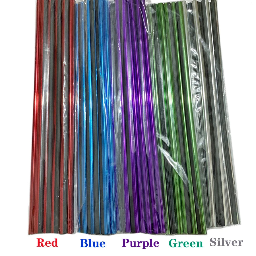 10PCS 20cm Universal Car Air Conditioner Outlet Decorative U Shape Moulding Trim Strips Decoration Accessories Car Styling