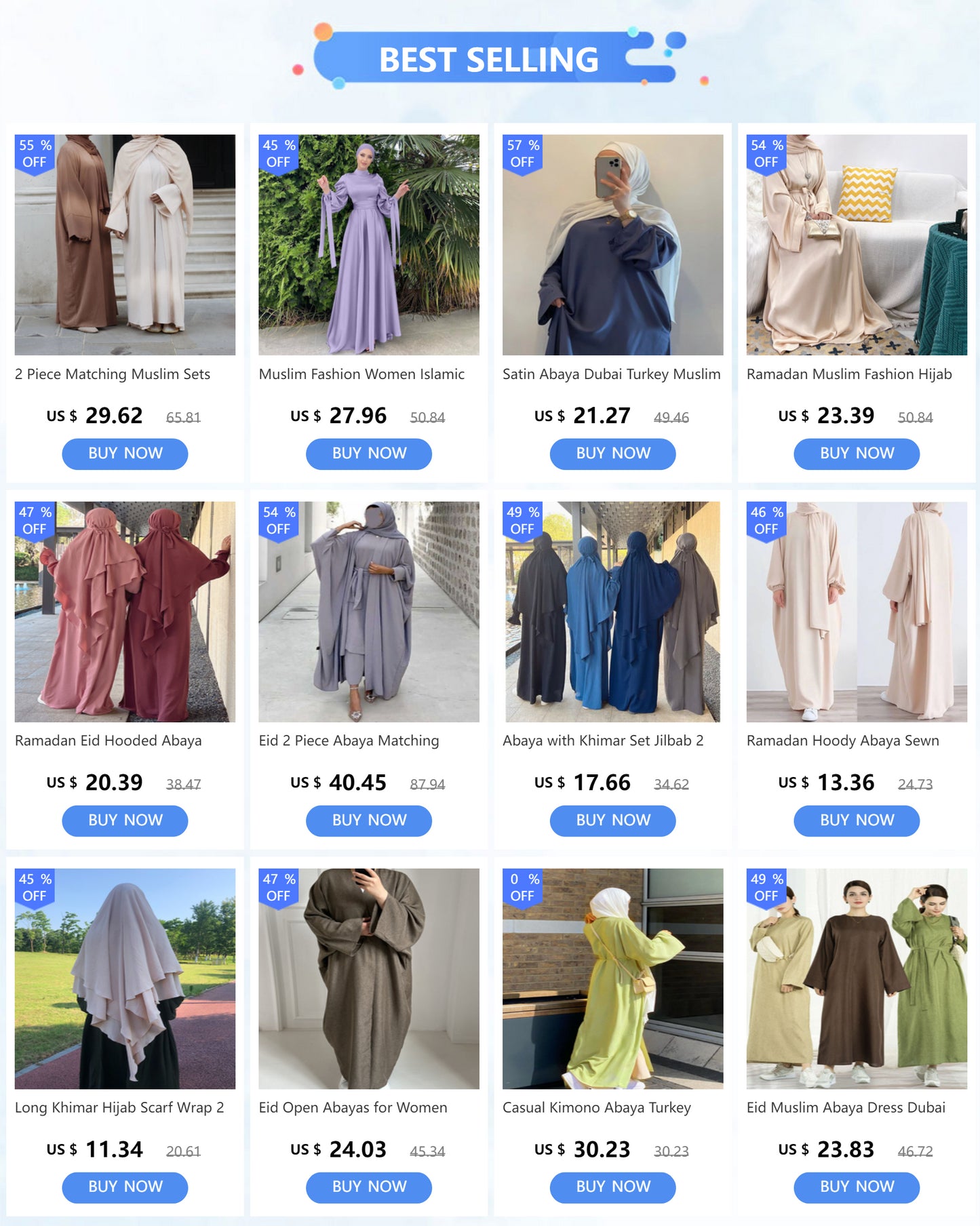 Ramadan Eid Abaya Dubai Turkey Hijab Dress Muslim Woman Kimono Modest Kaftan Robe Femme Islamic Clothing Open Abayas for Women