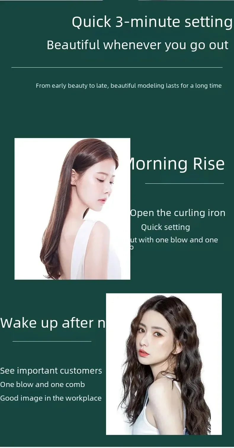 electric hair brush Hot Air Brush5in1 فرشاة شعرAutomatic Curling Iron Straight Curling Dual-use Home Appliancesفرشاة شعر لاسلكية