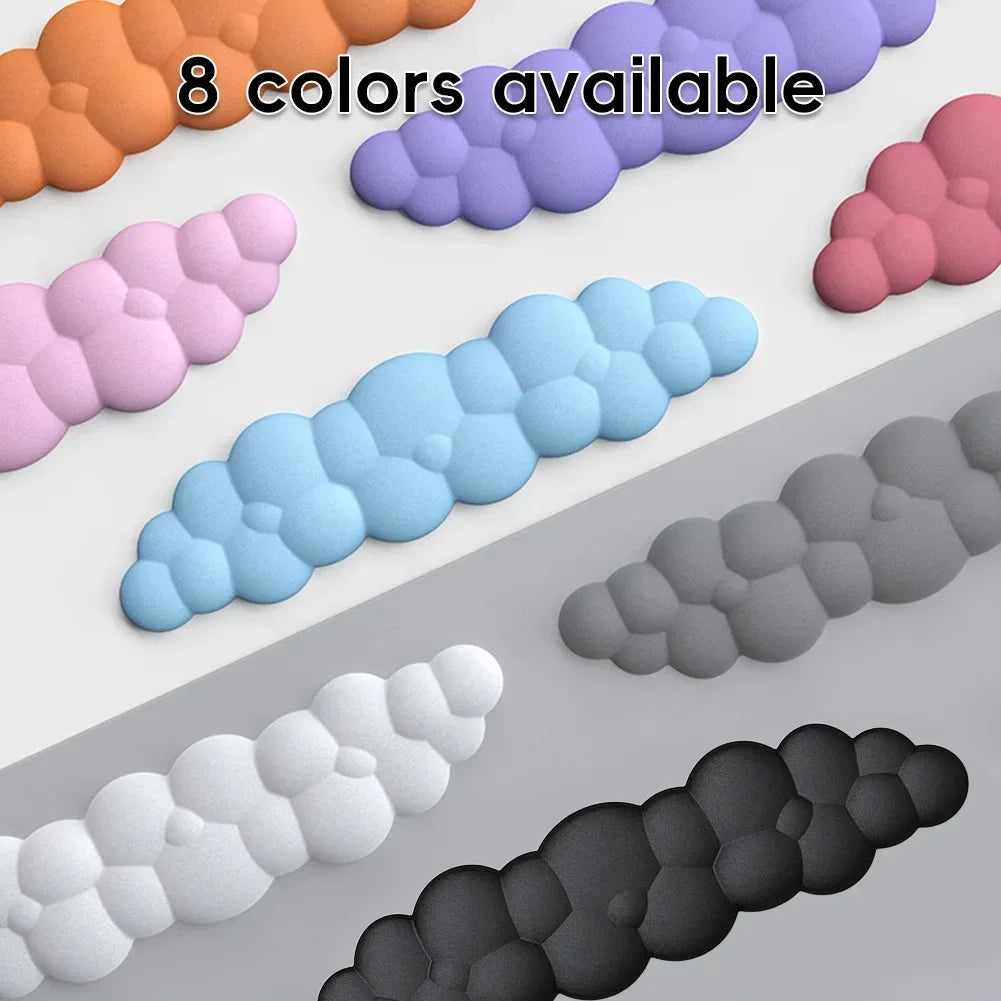 Cloud Shape Wrist Rest Pad Anti-Slip Desk Mat Memory Foam Palm Rest Ergonomic Mouse Pad Typing Wrist Rest Office Accessories