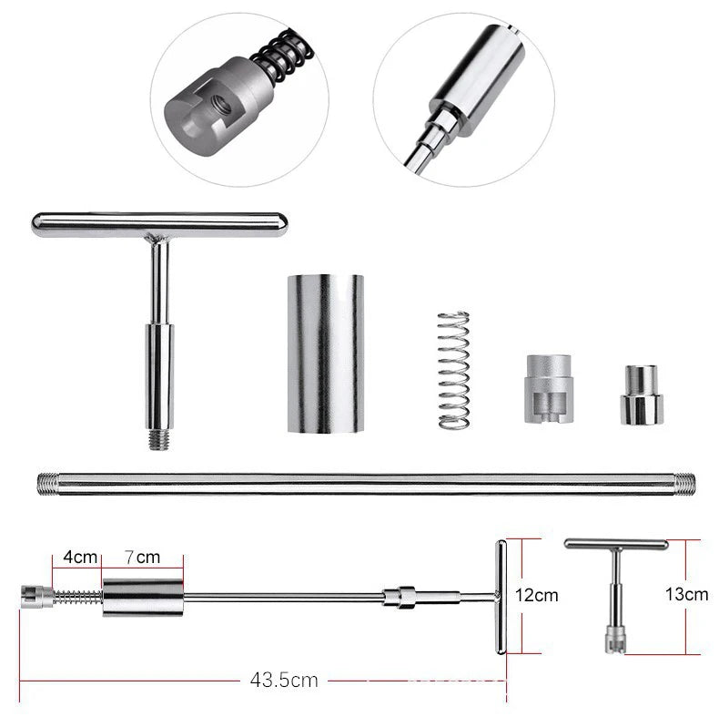 Auto Dent Repair Tools Kit Car Body Sheet Metal Paintless Bump Removal Reverse Hammer Kit Blue Tabs Set Pull Traceless Remover