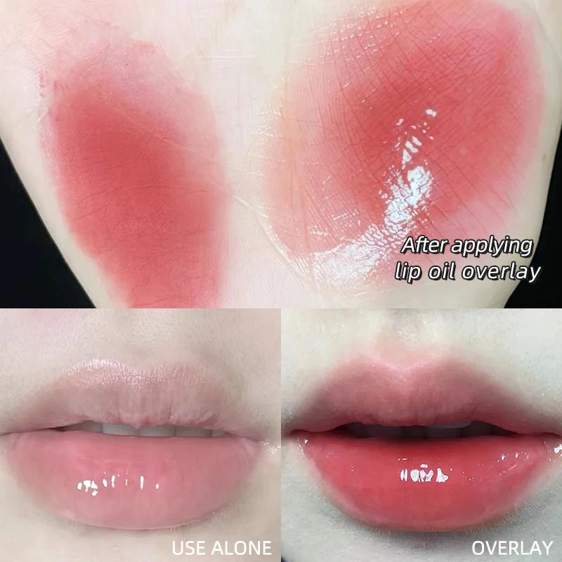 Lovely Honey Pot Lip Oil Fresh Fruit Lip Balm Long Lasting Moisturizing Clear Lip Oil Liquid Lipstick Lip Gloss Makeup Cosmetics