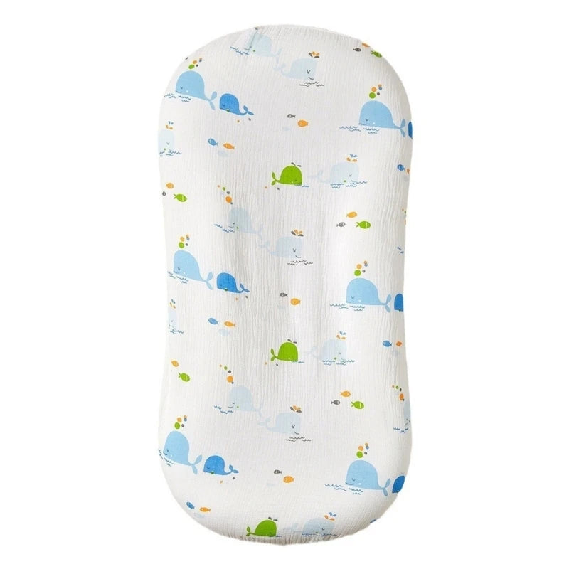 Adjustable Height Infant Bedside Bedding Lightweight and Versatile Baby Bassinet Sheet Convenient for Home & Travel Use Q81A