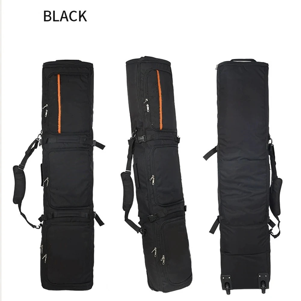 Ski Single Bag With Wheels Large Backpack Waterproof Snowboard Bag Roller With Wheels For Smooth Carrying Storage Transportation
