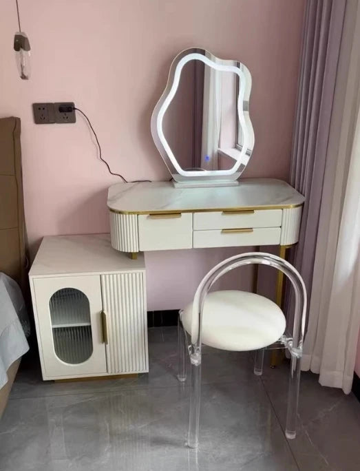 Makeup Dresser Table Vanity Filing Dressing Mobile Chest Nightstands Bedroom Komodinler Coiffeuse De Chambre Bedroom Furnitures