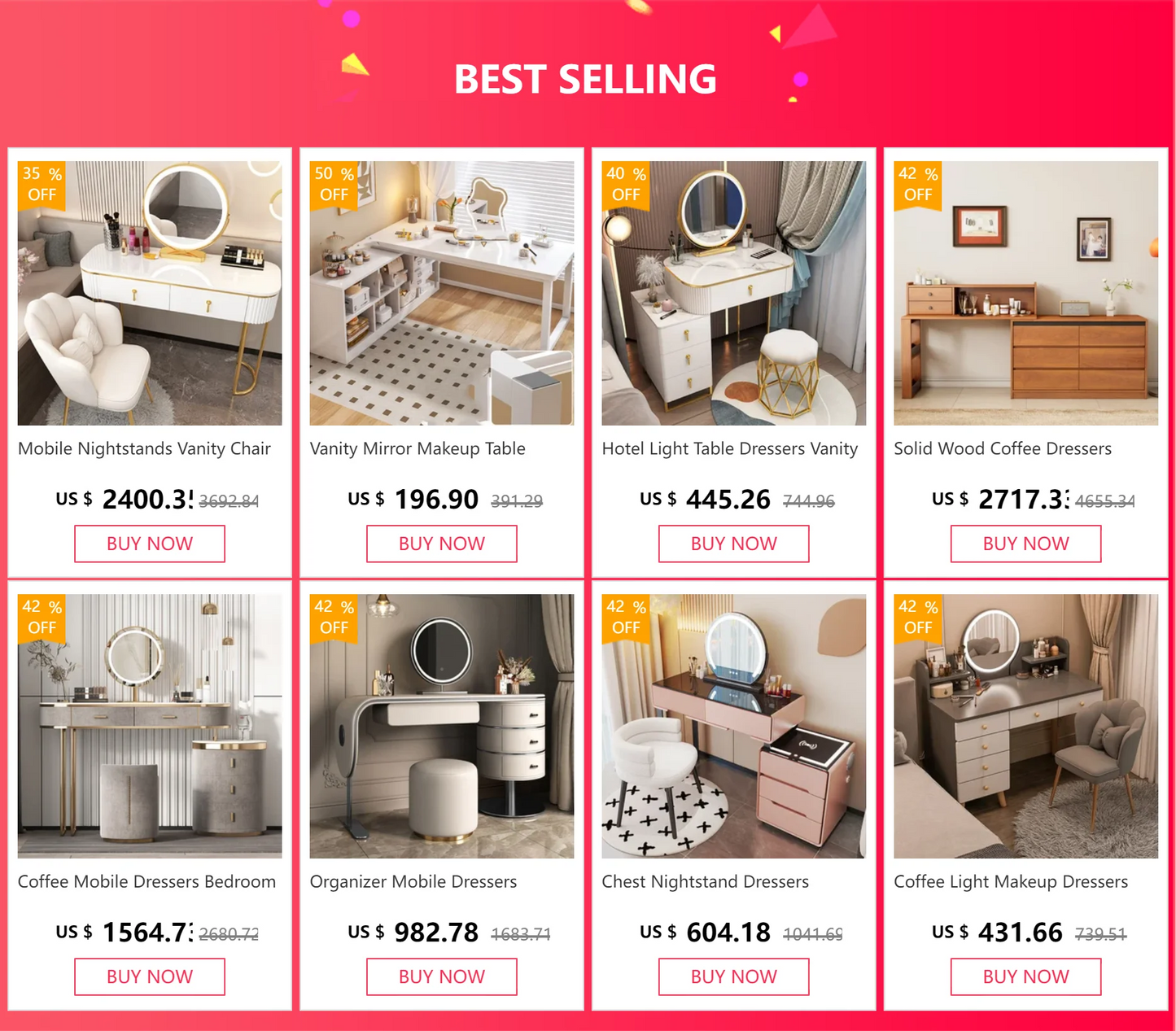 Makeup Dresser Table Vanity Filing Dressing Mobile Chest Nightstands Bedroom Komodinler Coiffeuse De Chambre Bedroom Furnitures