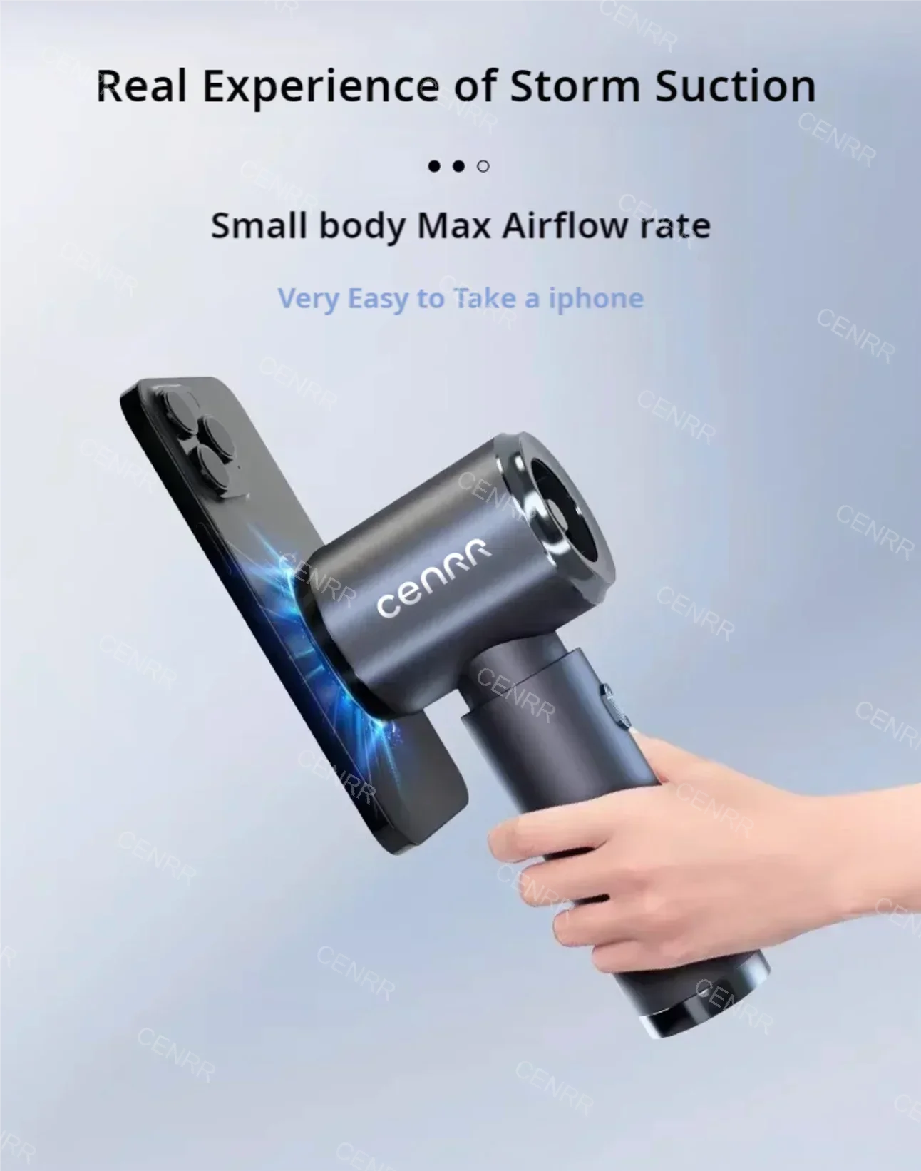 CENRR Car Vacuum Cleaner High Pressure 210000PA Wireless Vacuum Cleaner Cordless Vacuum Cleaner High Suction Cleaning Machine