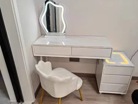 Organizer Wood Dressers Hotel Desk Storage Mobiles Organizer Dressers Sideboards Mirror Makeup Meubles De Chambre Bedroom Set