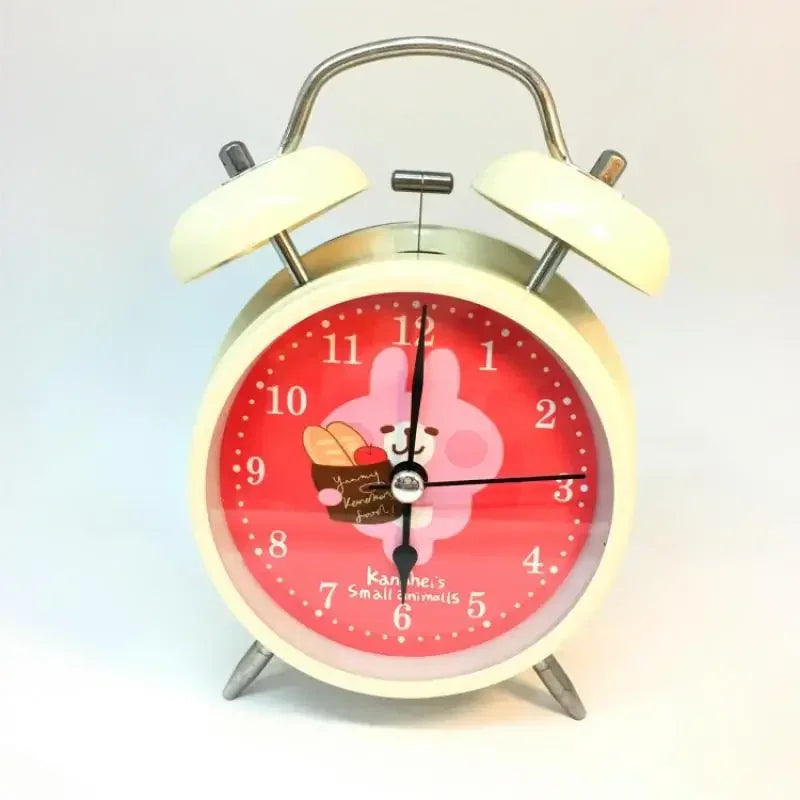 Sanrio Bedroom Alarm Clock Kuromi My Melody Hello Kitty Cinnamorol Ins Girl Heart Bedside Silent Alarm Clock Wake Up Alarm Clock