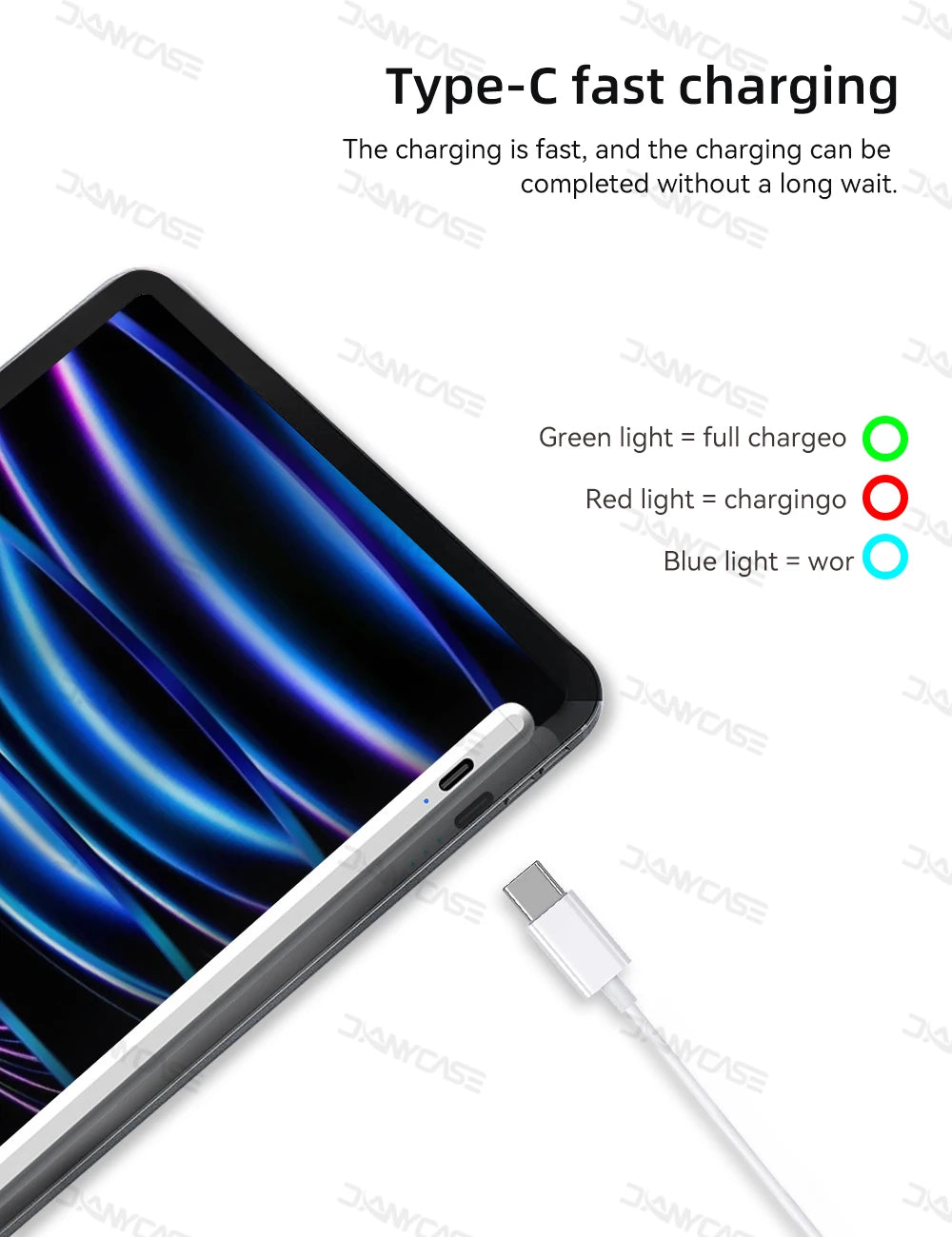 For Apple Pencil 2 for iPad Pencil 1 Bluetooth Stylus Pen Palm Rejection fit iPad Pen 2022 2021 2020 2019 2018 Stylus Pen