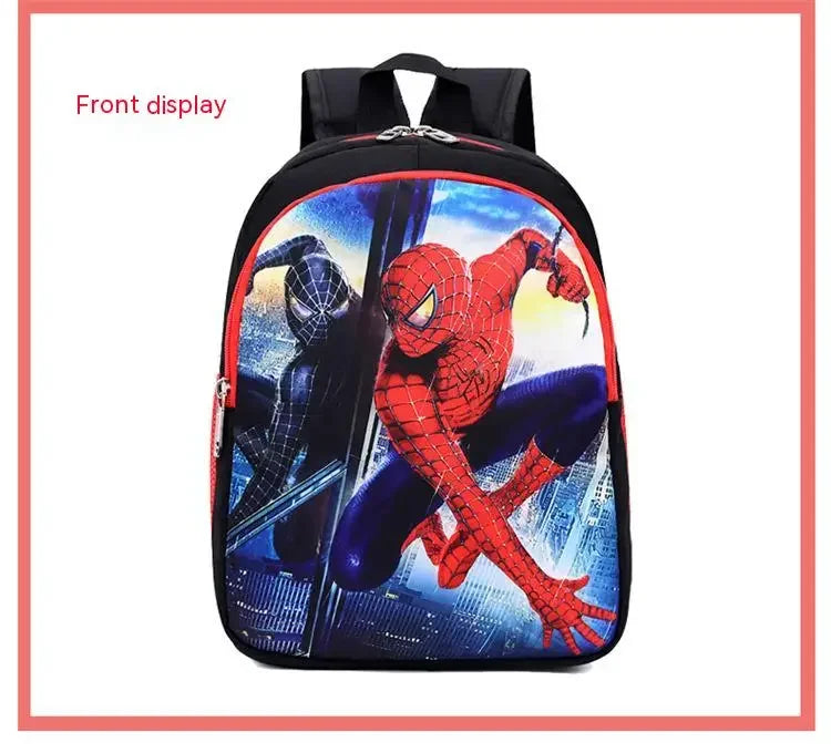Children schoolbag spider backpack weight-reducing kindergarten Iron Man backpack cartoon large capacity boys and girls backpack