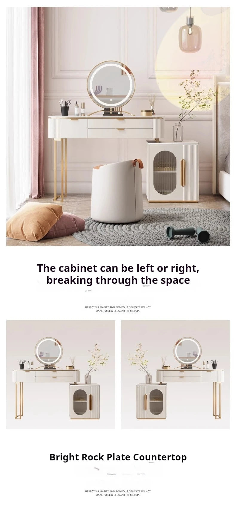 Makeup Dresser Table Vanity Filing Dressing Mobile Chest Nightstands Bedroom Komodinler Coiffeuse De Chambre Bedroom Furnitures