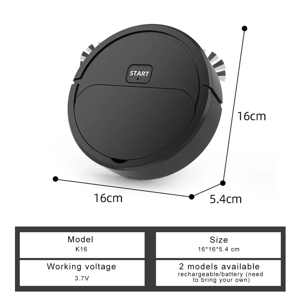 New Sweeping Robot Sweep Vacuum Cleaner Mopping Fully Automatic The Floor Mini Cleaner Home Use Intelligent 3 In1 Sweeper 