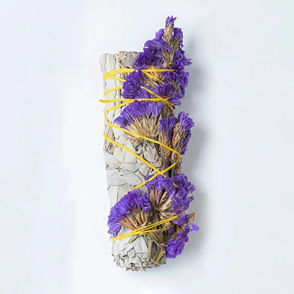 Lavender Incense White Sage Smudge Sticks Palo Santo Holy Wood Incense Sticks Indoor Fragrance Purifying Air Yoga Aromatherapy