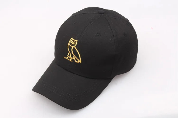 Fashion Trendy Pop Hip Hop Baseball Cap Embroidery Owl Sun Dad Hat for Men Women Streetwear Outdoor Caps Casquette Gorras
