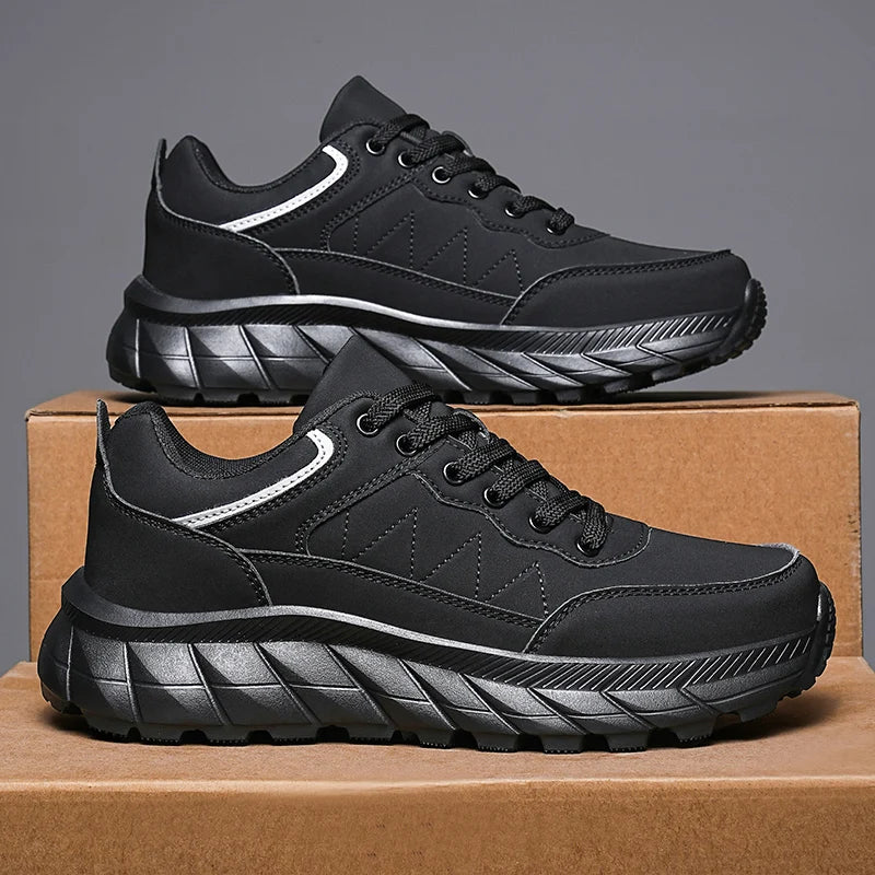 Autumn Winter Men Sneakers Light Weight Platform Casual Shoes For Men Waterproof Sport Shoes Plus Size 38-48 Man Footwear