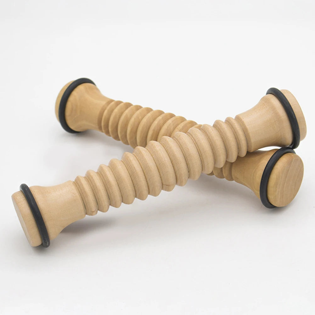 Home Wood Foot Massage Roller for Plantar Fasciitis Relief Deep Tissue Massage Tool Stress Relief Foot Massage Rpller Massager