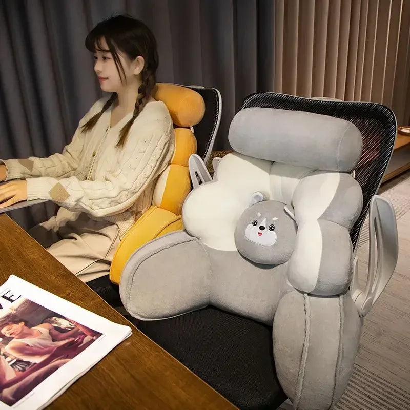 Bedside cushion pillow, office waist cushion, pillow, sleeping, reading, playing with mobile phone tools