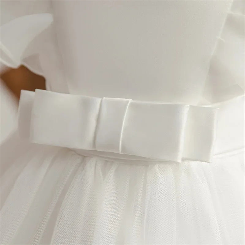 Cute Baby Girls Princess Dress for Party Toddler Summer Tutu Kids Wedding Birthday Dresses for 1-5Y Flower Girl Fluffy Gala Gown