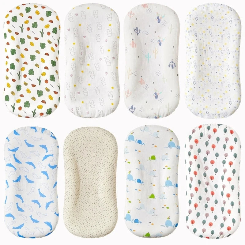 Adjustable Height Infant Bedside Bedding Lightweight and Versatile Baby Bassinet Sheet Convenient for Home & Travel Use Q81A