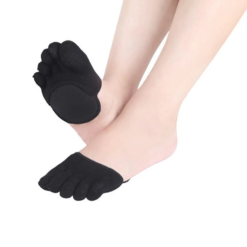 Foot Care Toe Separator Socks for Pedicure Forefoot Pads Toe Pad Orthopedic Cotton Sock Relief Pain Toe Protector Foot Care Tool