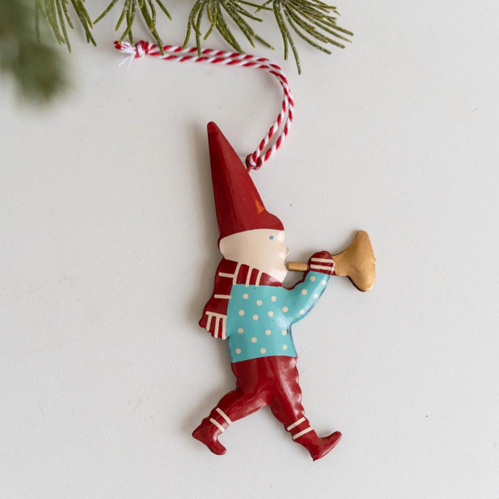 Christmas Pendant Exquisite Santa Claus Soldier Angel Shape Xmas Tree Hanging Ornaments for Festive Decoration