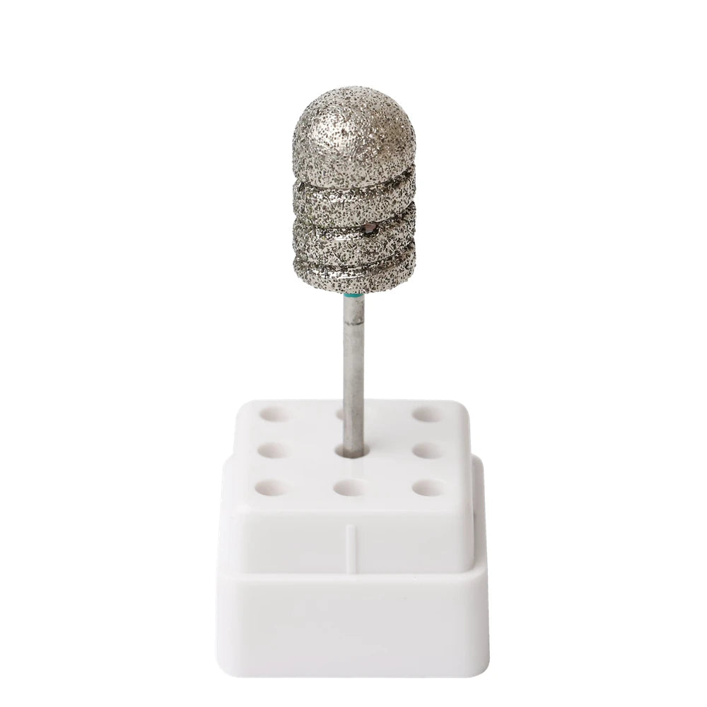 80/120# Nail Drill Bit Diamond pedicure polish Cap Foot Callus Cuticle Cutter Burr Manicure Accessories Milling Electric File