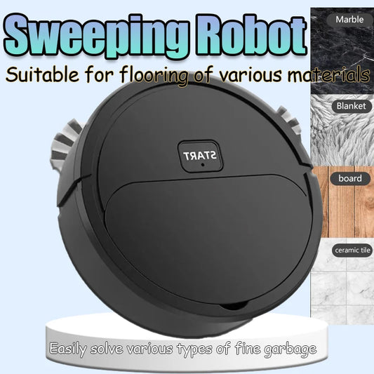 New Sweeping Robot Sweep Vacuum Cleaner Mopping Fully Automatic  The Floor Mini Cleaner Home Use Intelligent 3 In1 Sweeper ﻿