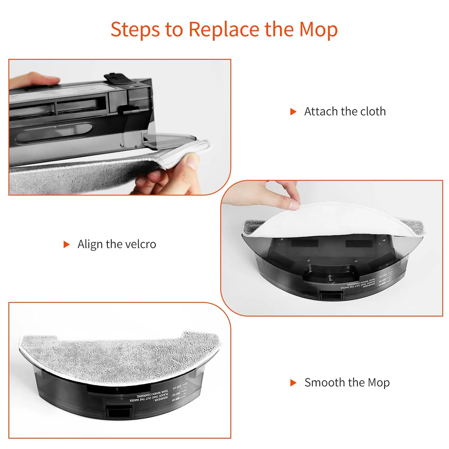 For Ultenic D5 Series D5S / D5S Pro / D5S Pro+ Robot Vacuum Cleaner Spare Parts Main Side Brush Hepa Filter Mop Rag Accessories