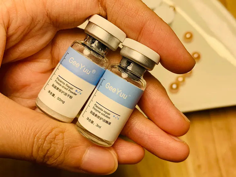 Sheep Placenta Face Serum Oligopeptide-1 Acne Treatment Serum Face Freeze-Dried Powder Repair Anti-Wrinkle Liquid Facial Serum