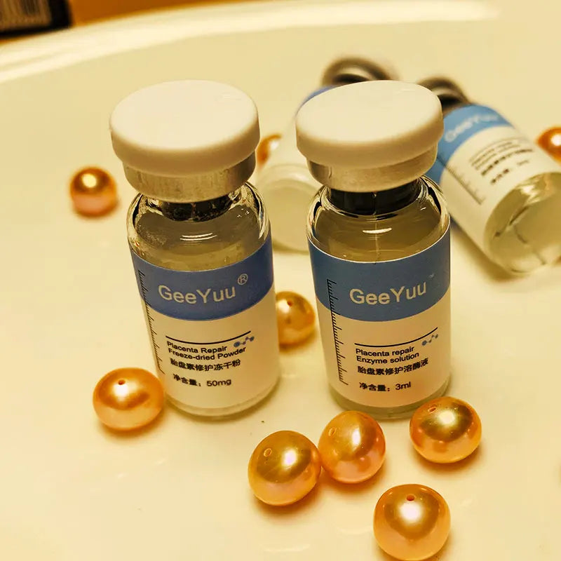 Sheep Placenta Face Serum Oligopeptide-1 Acne Treatment Serum Face Freeze-Dried Powder Repair Anti-Wrinkle Liquid Facial Serum